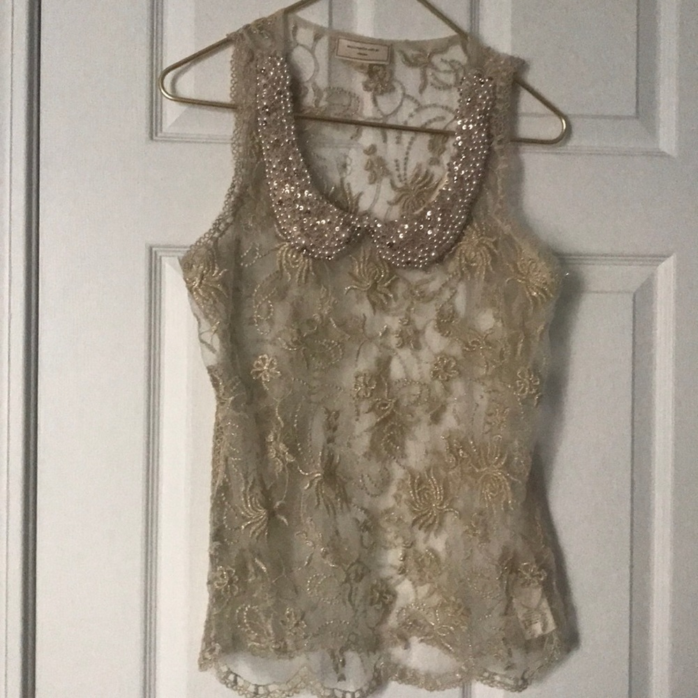 Moulinette Soeurs Embroidered Sleeveless Tank